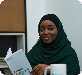 Team member in hijab